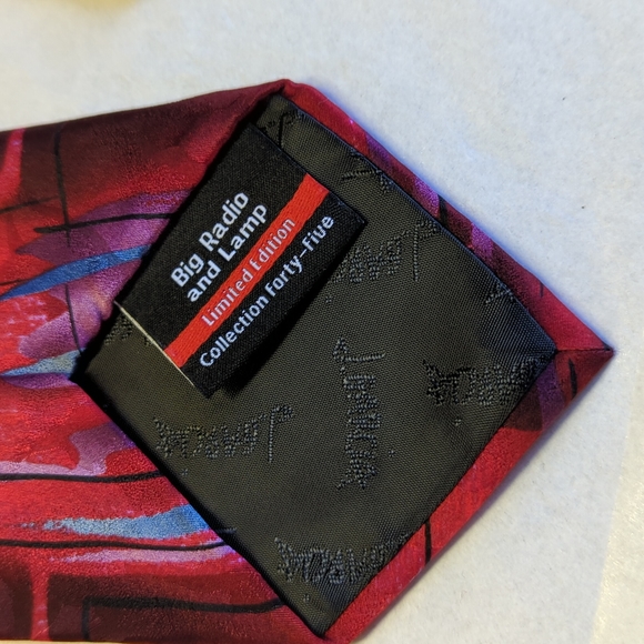 Jerry Garcia men's tie JGarcia Big Radio and Lamp - Picture 3 of 8